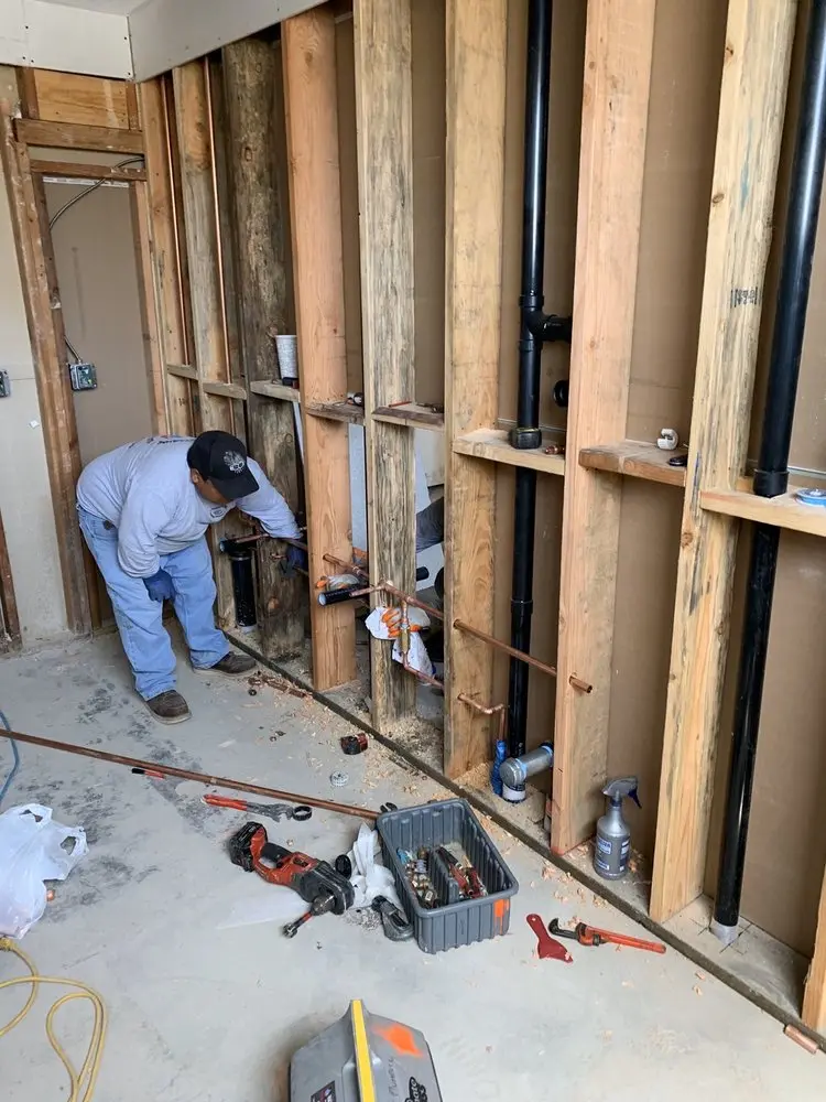 Commercial rough-in plumbing for Gas Line Repair in Portuguese Bend
